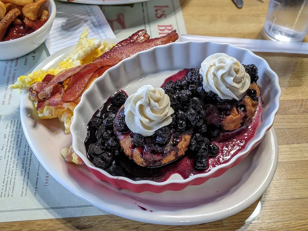 Blueberry Pancake Biscuit