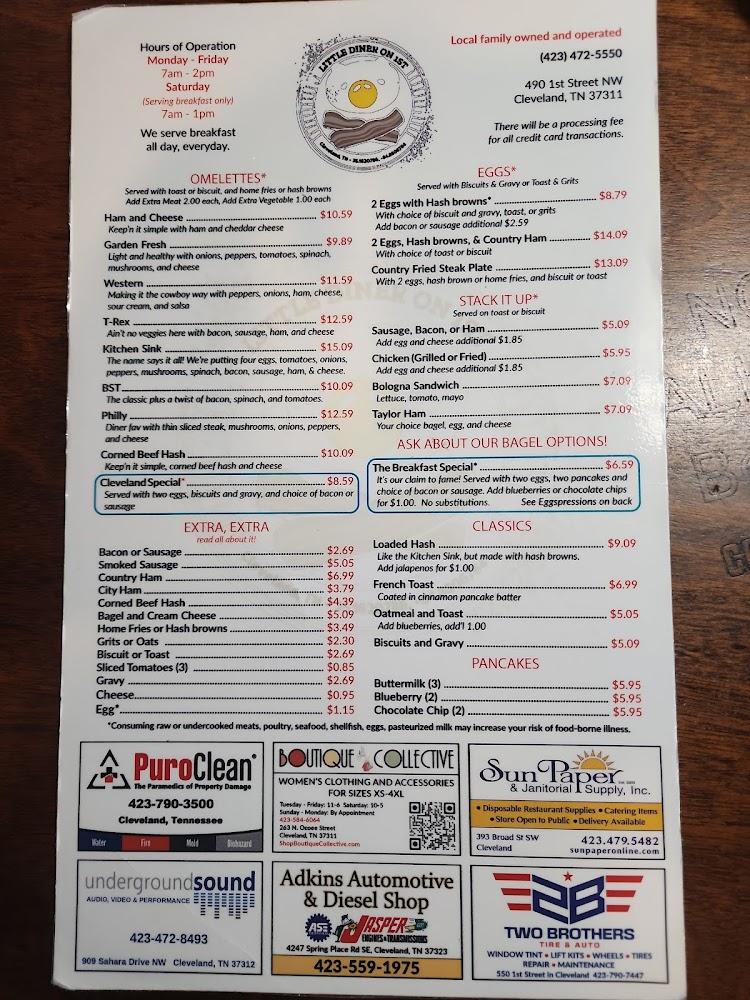 Little Diner on 1st Ham and Cheese